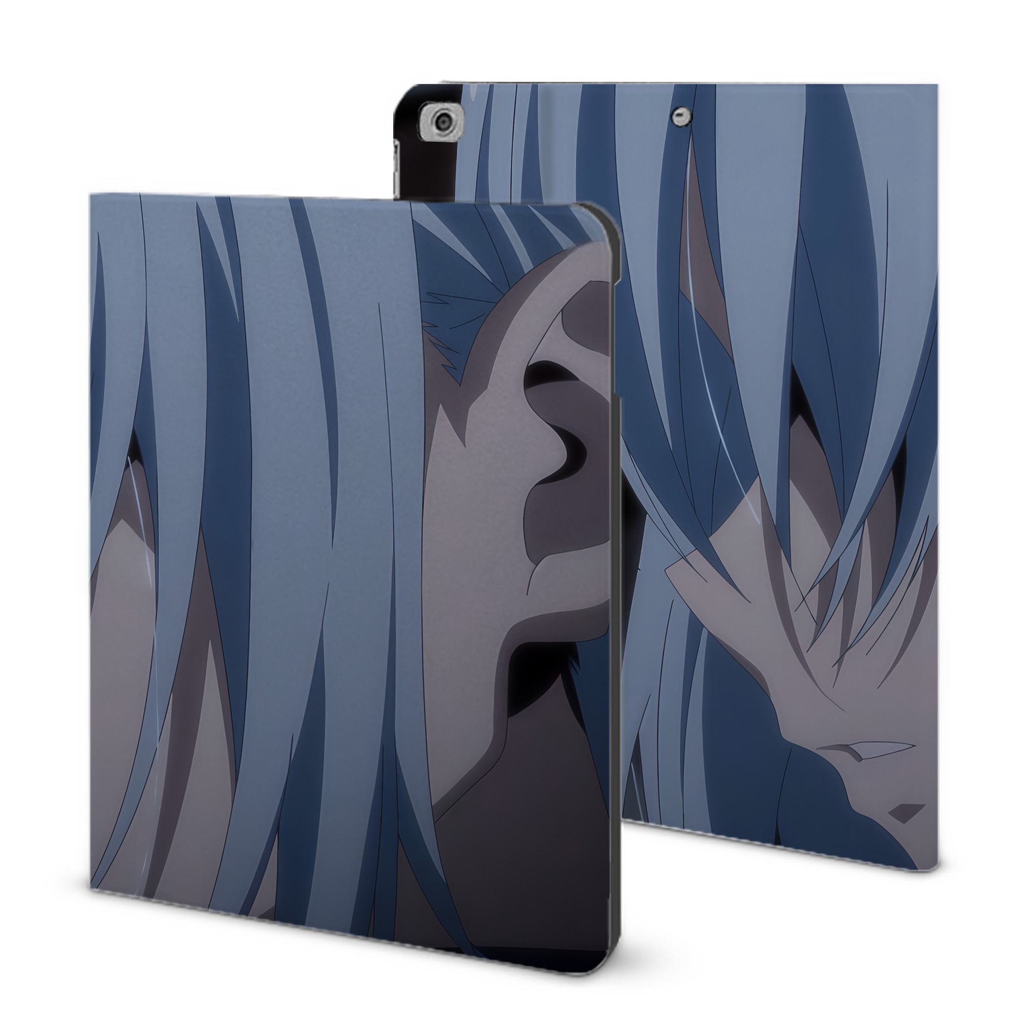 （画像用） 転スラ Regarding Reincarnated to Slime IPad ケース ブック型 PUレザー TPU 耐衝撃 軽量 薄型 ペン収納なし 全面保護 IPad 各モデル対応